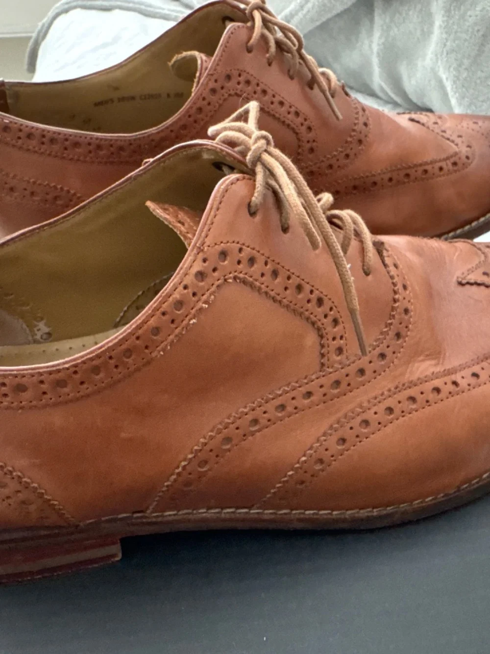 Men’s Cole Haan Brown Leather Dress Shoes 10.5